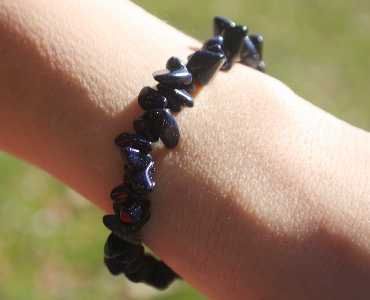 Blue Goldstone Bracelet