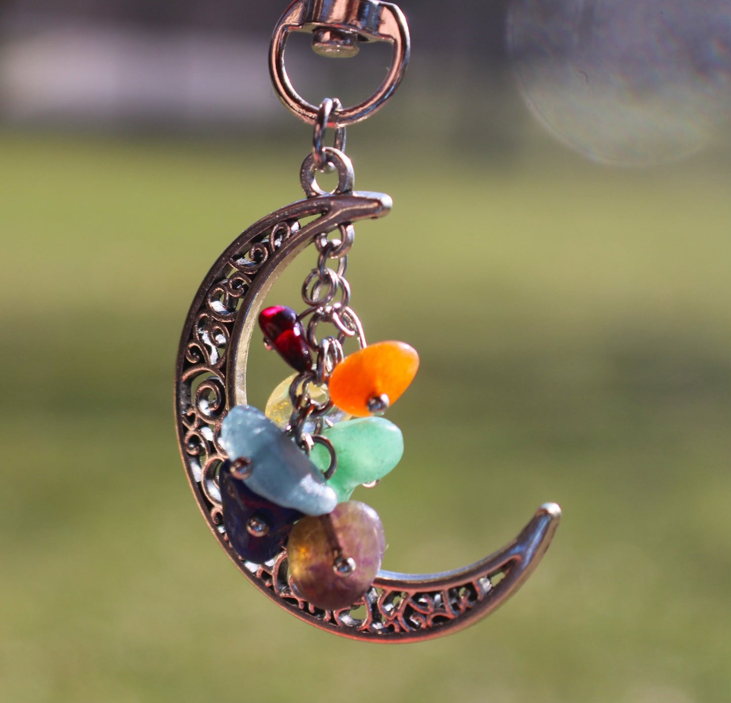 Chakra Stone Keychain