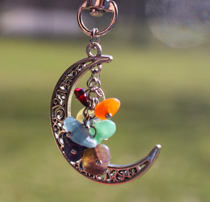 Chakra Stone Keychain