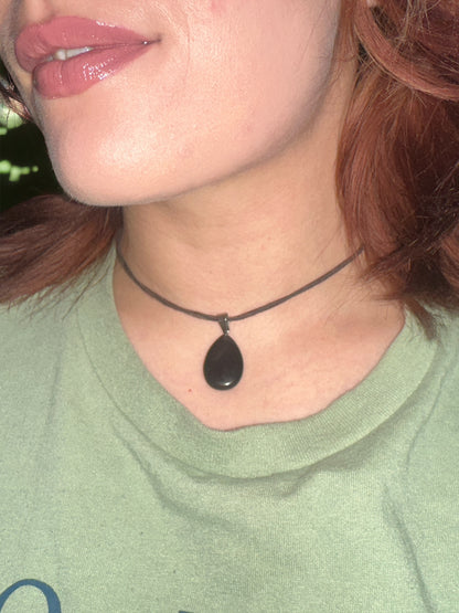 Black Obsidan Necklace