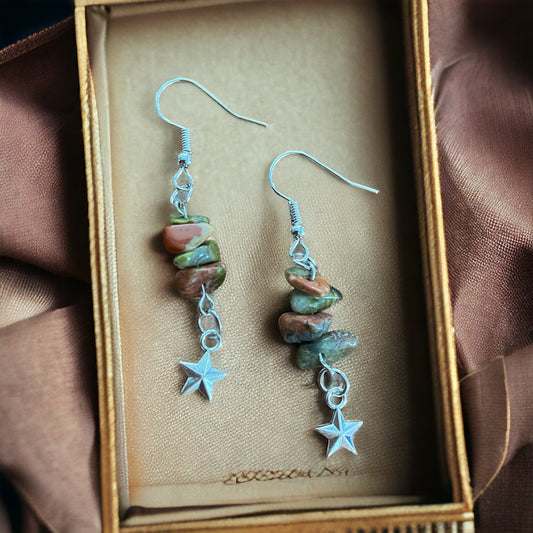 Unakite Earrings