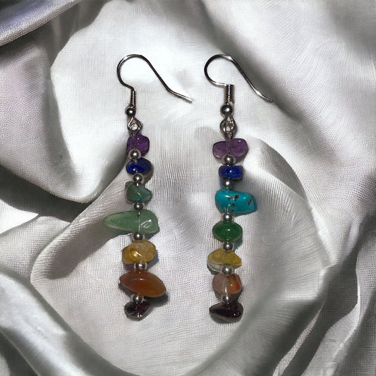 Chakra Stone Earrings