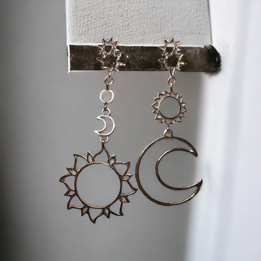 Gold Celestial Earrings