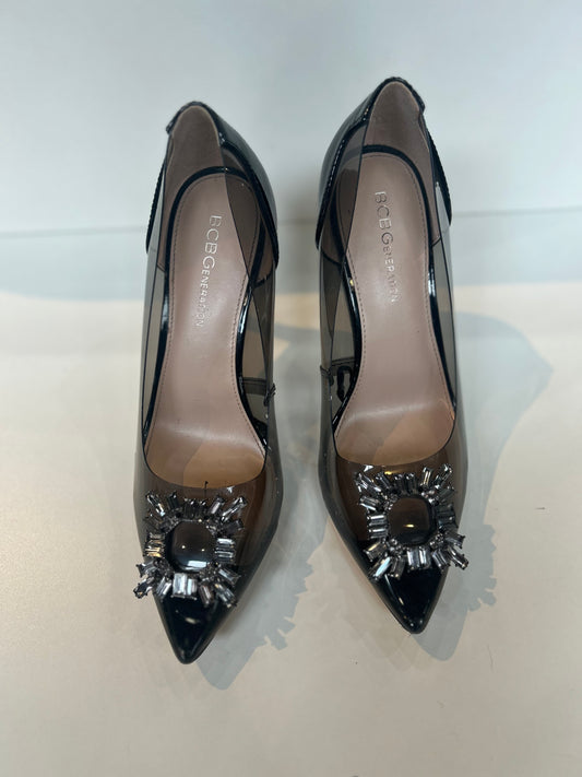 BCBG BLK Sparkle Heels